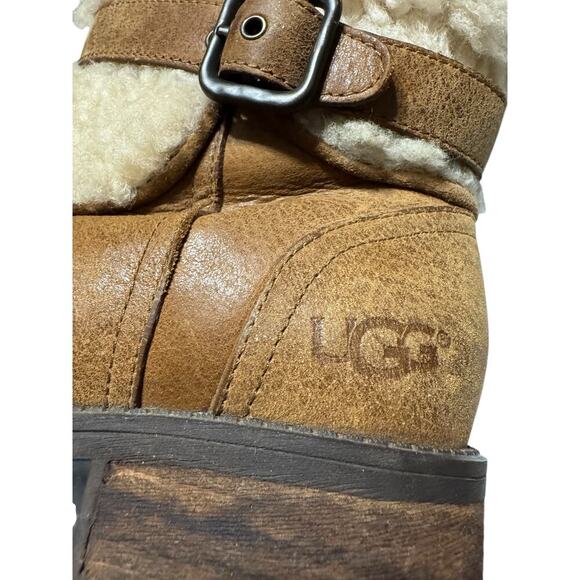 UGG Fur Lined Boots Size 7 1/2 - Picture 11 of 12